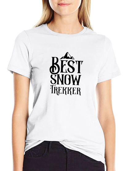 Best Snow Trekker Black T-Shirt