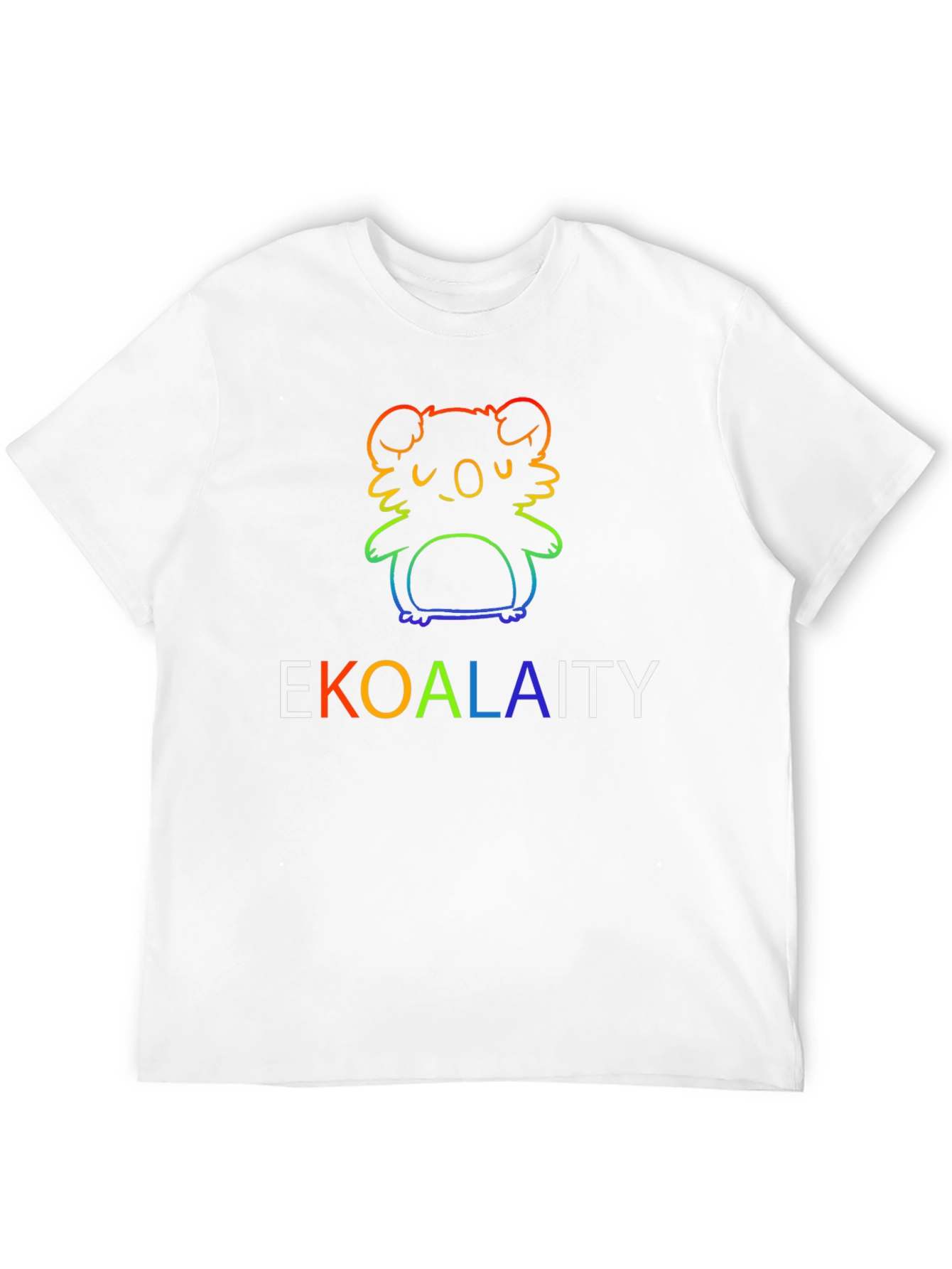 EKOALAITY Rainbow Graphic T-Shirt