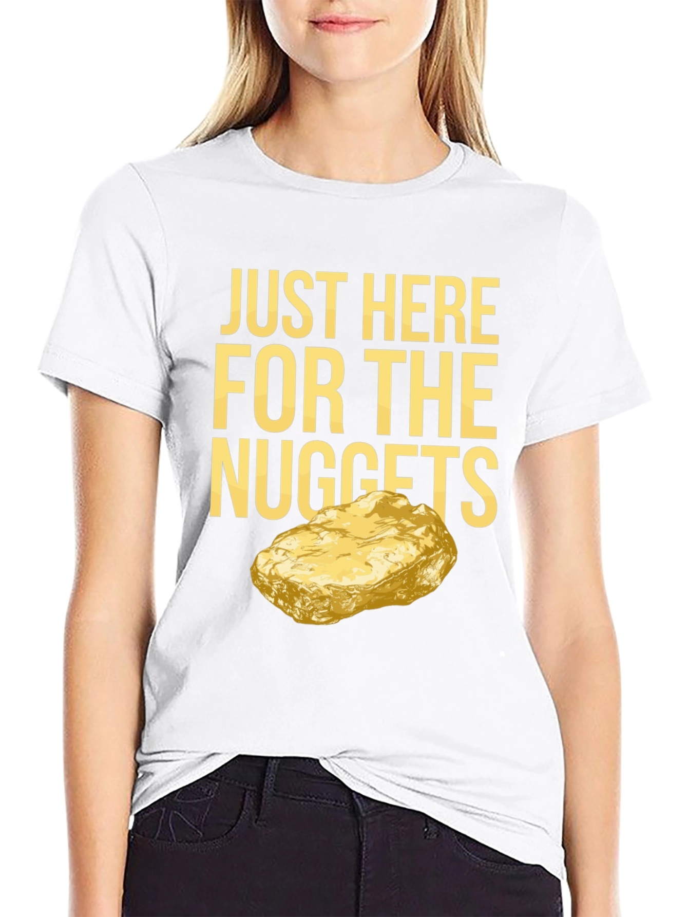 Just Here For The Nuggets Graphic T-Shirt