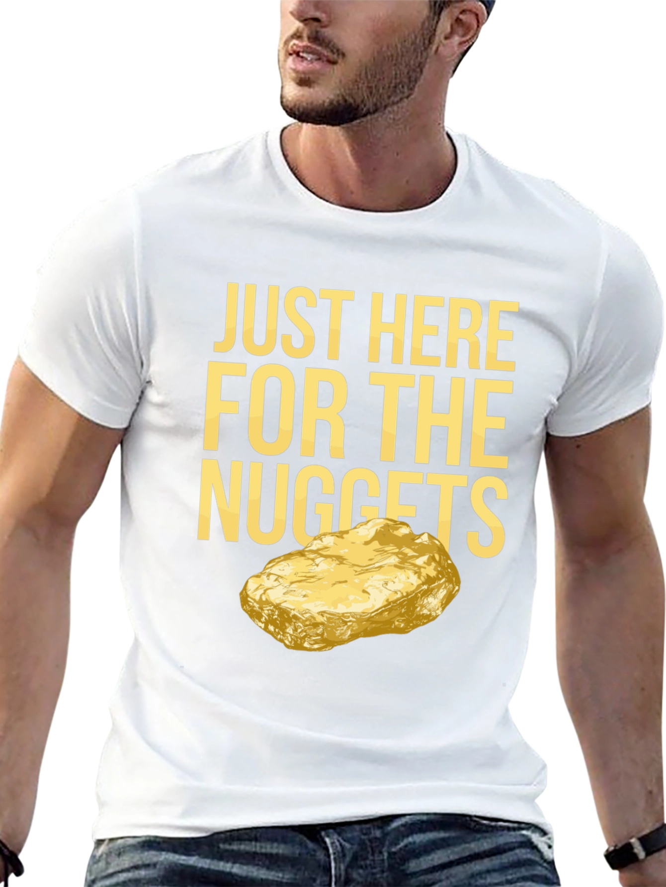 Just Here For The Nuggets Graphic T-Shirt