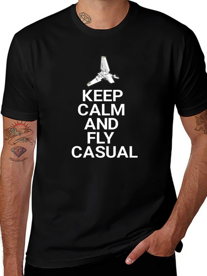 Keep Calm and Fly Casual T-Shirt