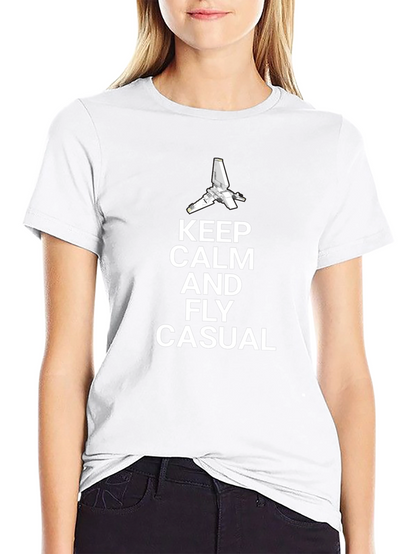 Keep Calm and Fly Casual T-Shirt
