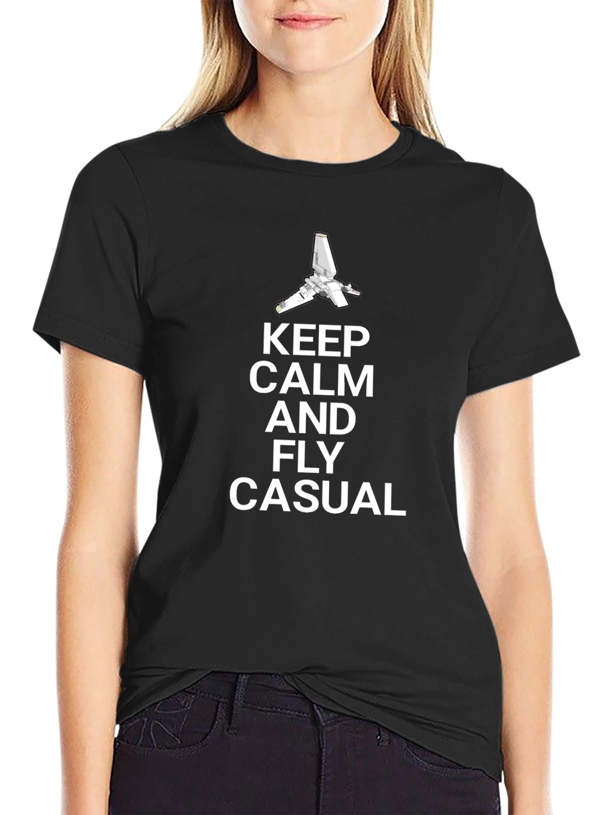 Keep Calm and Fly Casual T-Shirt
