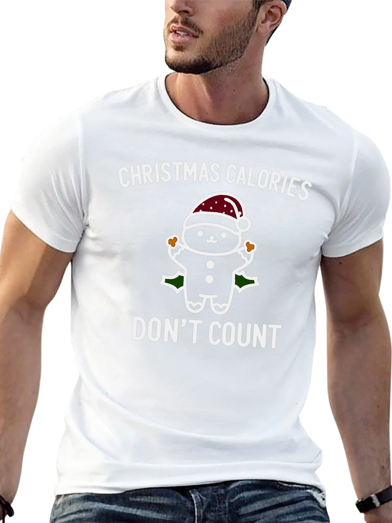 Christmas Calories Funny Graphic Tee