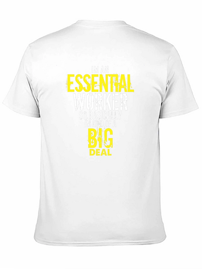 Essential Worker Graphic Tee - Black
