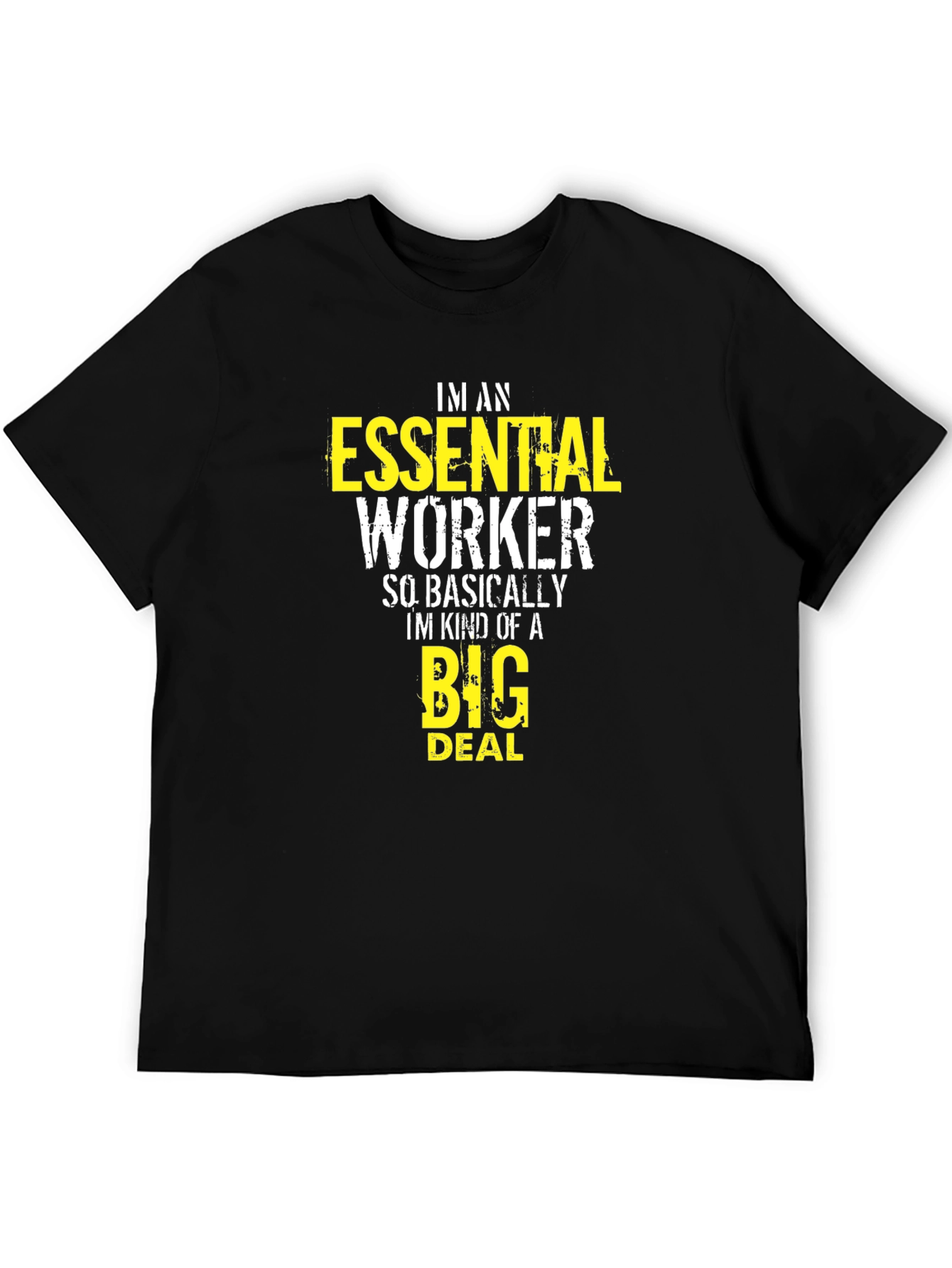 Essential Worker Graphic Tee - Black