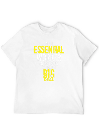 Essential Worker Graphic Tee - Black