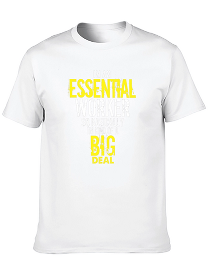 Essential Worker Graphic Tee - Black