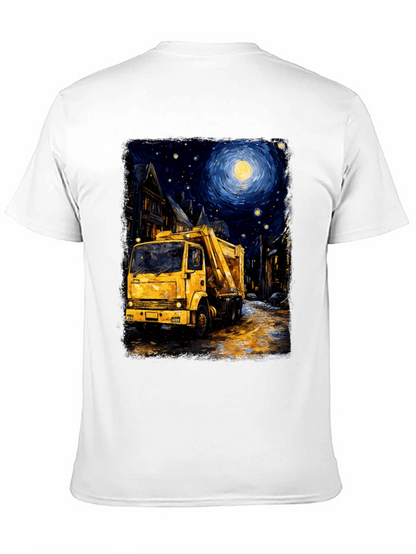 Starry Night Garbage Truck Tee