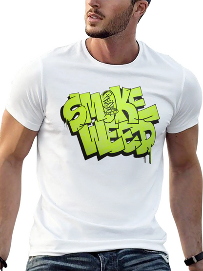 Smoke Weed Graphic Tee - Black T-Shirt
