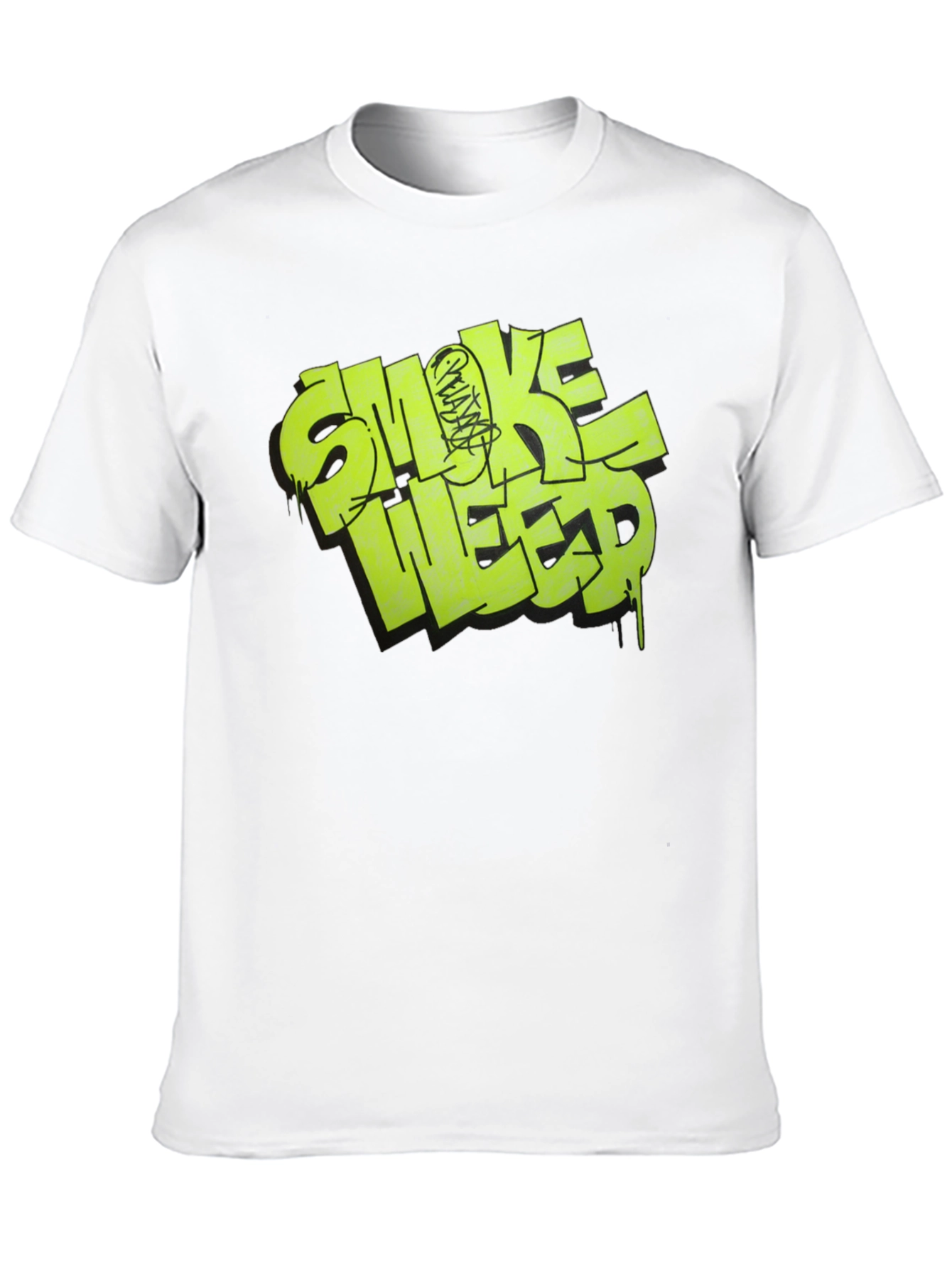 Smoke Weed Graphic Tee - Black T-Shirt