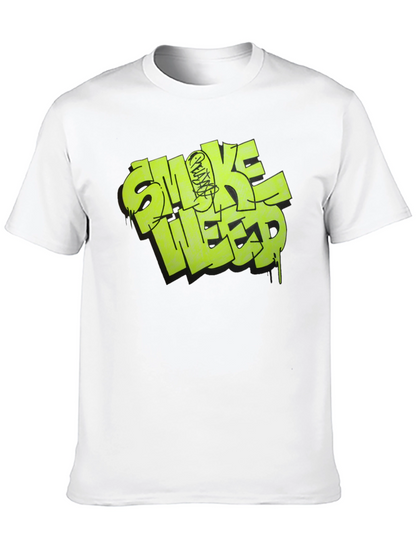 Smoke Weed Graphic Tee - Black T-Shirt