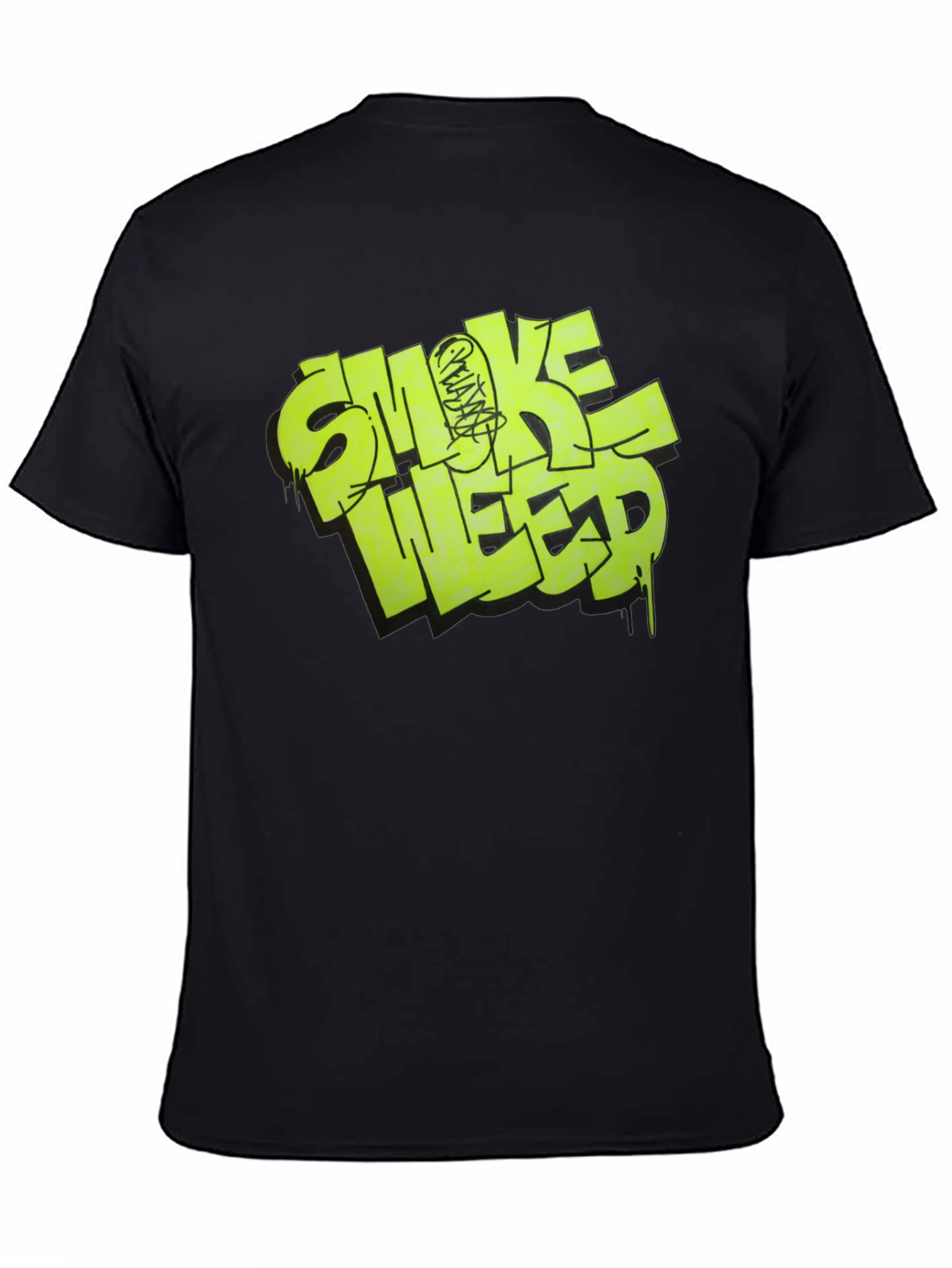 Smoke Weed Graphic Tee - Black T-Shirt
