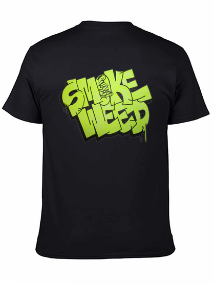 Smoke Weed Graphic Tee - Black T-Shirt