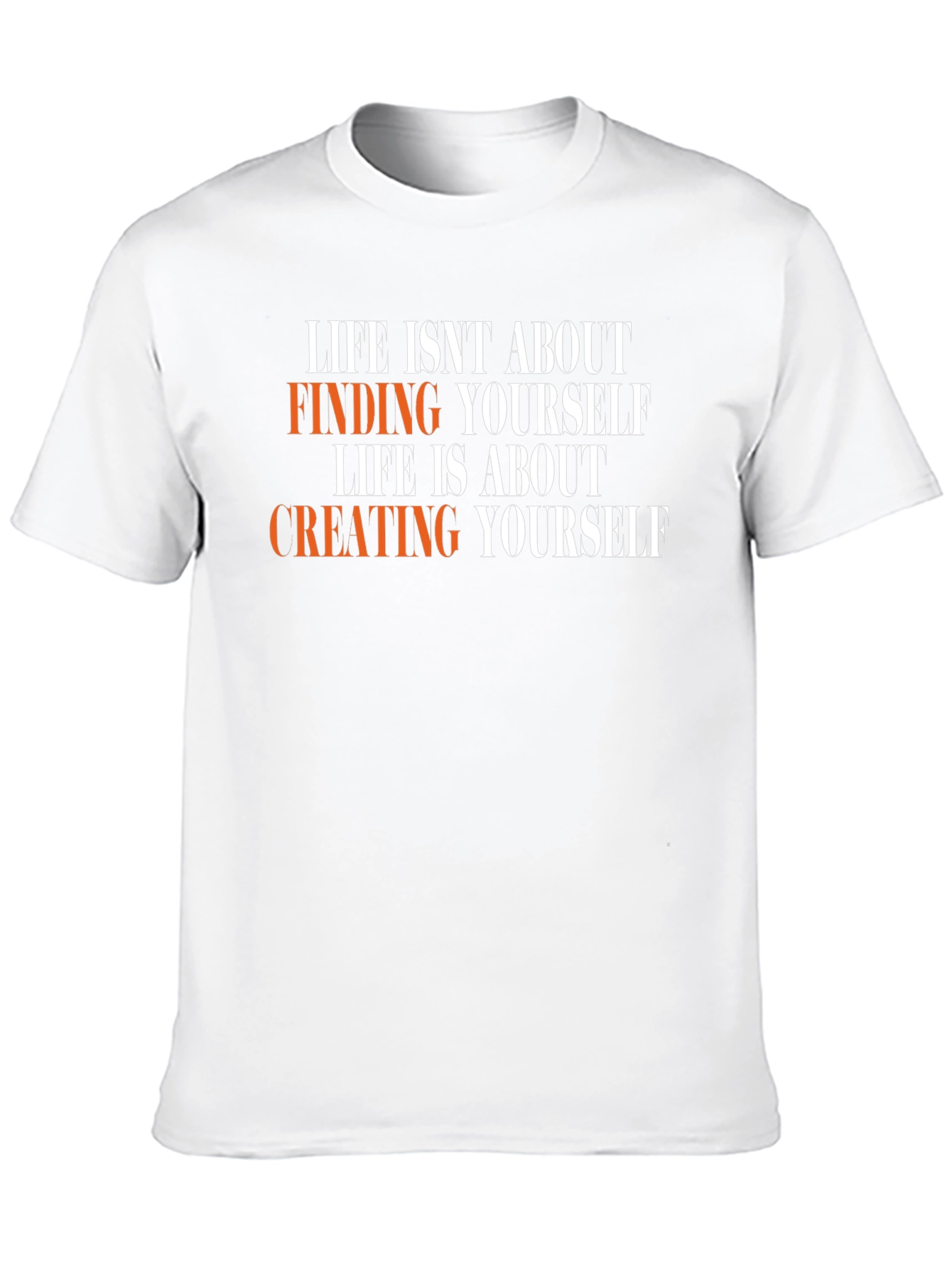 Inspirational Life Quote Black T-Shirt