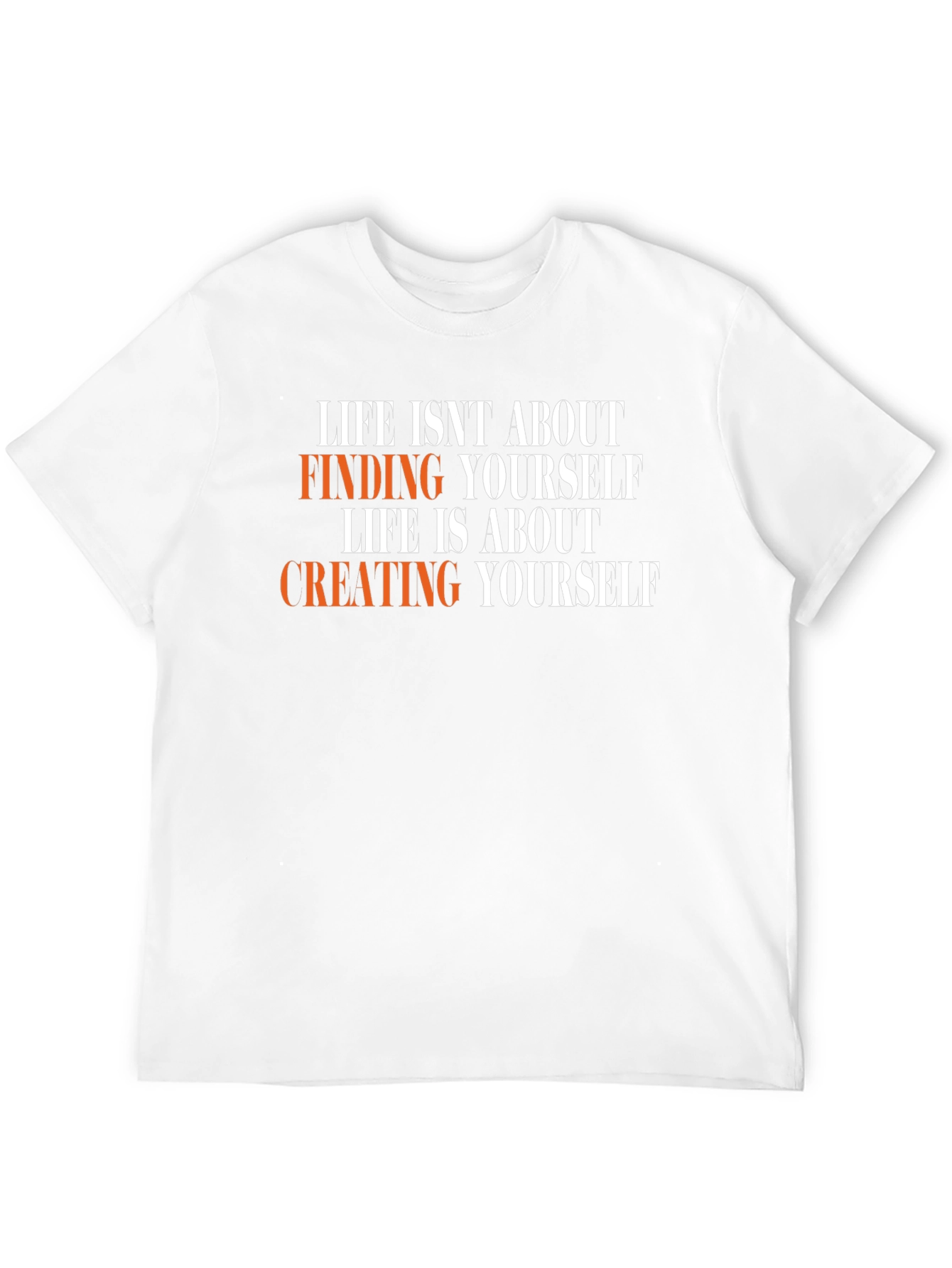 Inspirational Life Quote Black T-Shirt