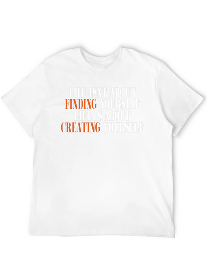 Inspirational Life Quote Black T-Shirt