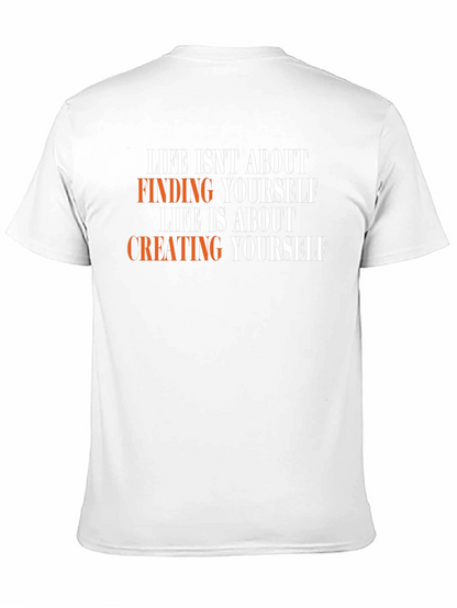 Inspirational Life Quote Black T-Shirt