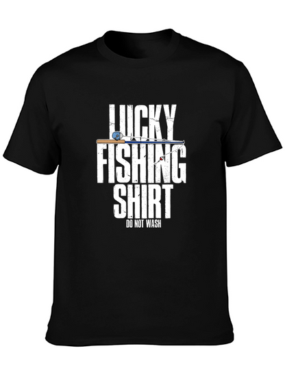 Lucky Fishing Shirt - Funny Fisherman T-Shirt