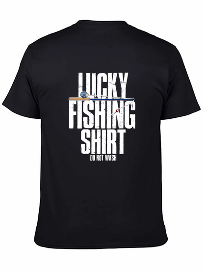 Lucky Fishing Shirt - Funny Fisherman T-Shirt
