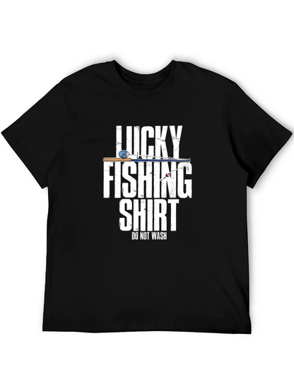 Lucky Fishing Shirt - Funny Fisherman T-Shirt