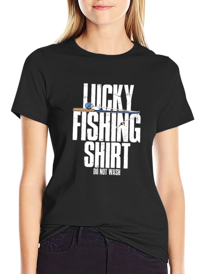 Lucky Fishing Shirt - Funny Fisherman T-Shirt