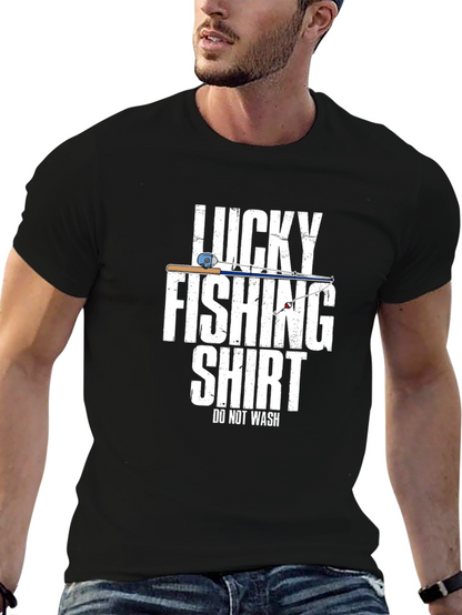 Lucky Fishing Shirt - Funny Fisherman T-Shirt