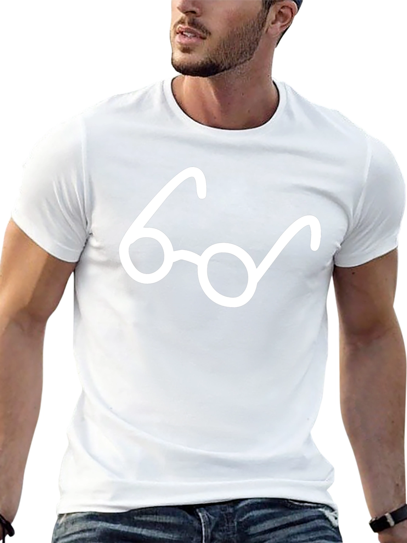 Geek Chic Glasses Graphic Tee - Classic Style