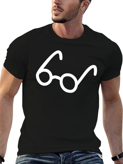 Geek Chic Glasses Graphic Tee - Classic Style