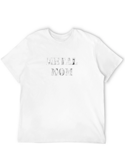 Metal Mom Black Graphic T-Shirt - Rock Music Apparel
