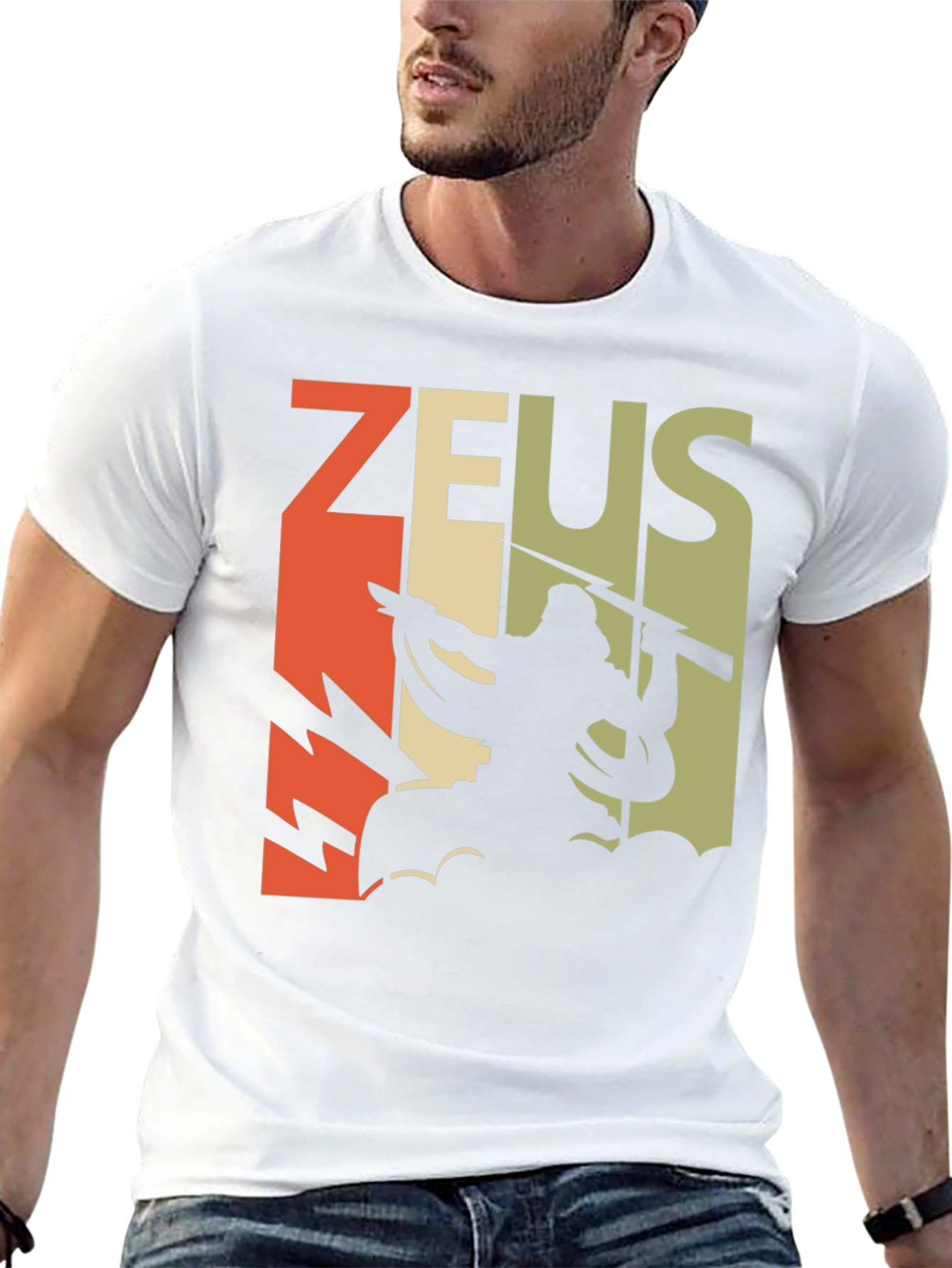 Zeus Graphic T-Shirt - God of Thunder Design