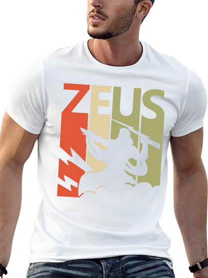 Zeus Graphic T-Shirt - God of Thunder Design