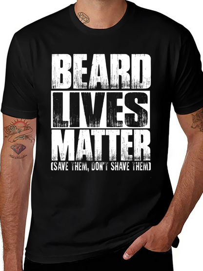Beard Lives Matter Graphic T-Shirt