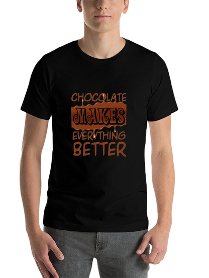 Chocolate Makes Everything Better Graphic Tee