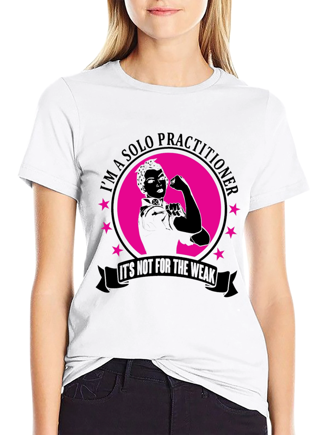 Solo Practitioner Strong Woman Graphic Tee