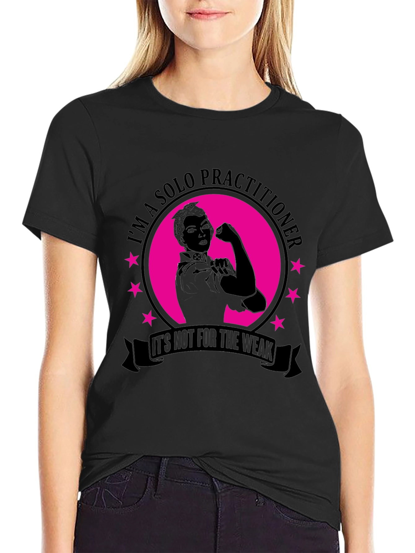 Solo Practitioner Strong Woman Graphic Tee