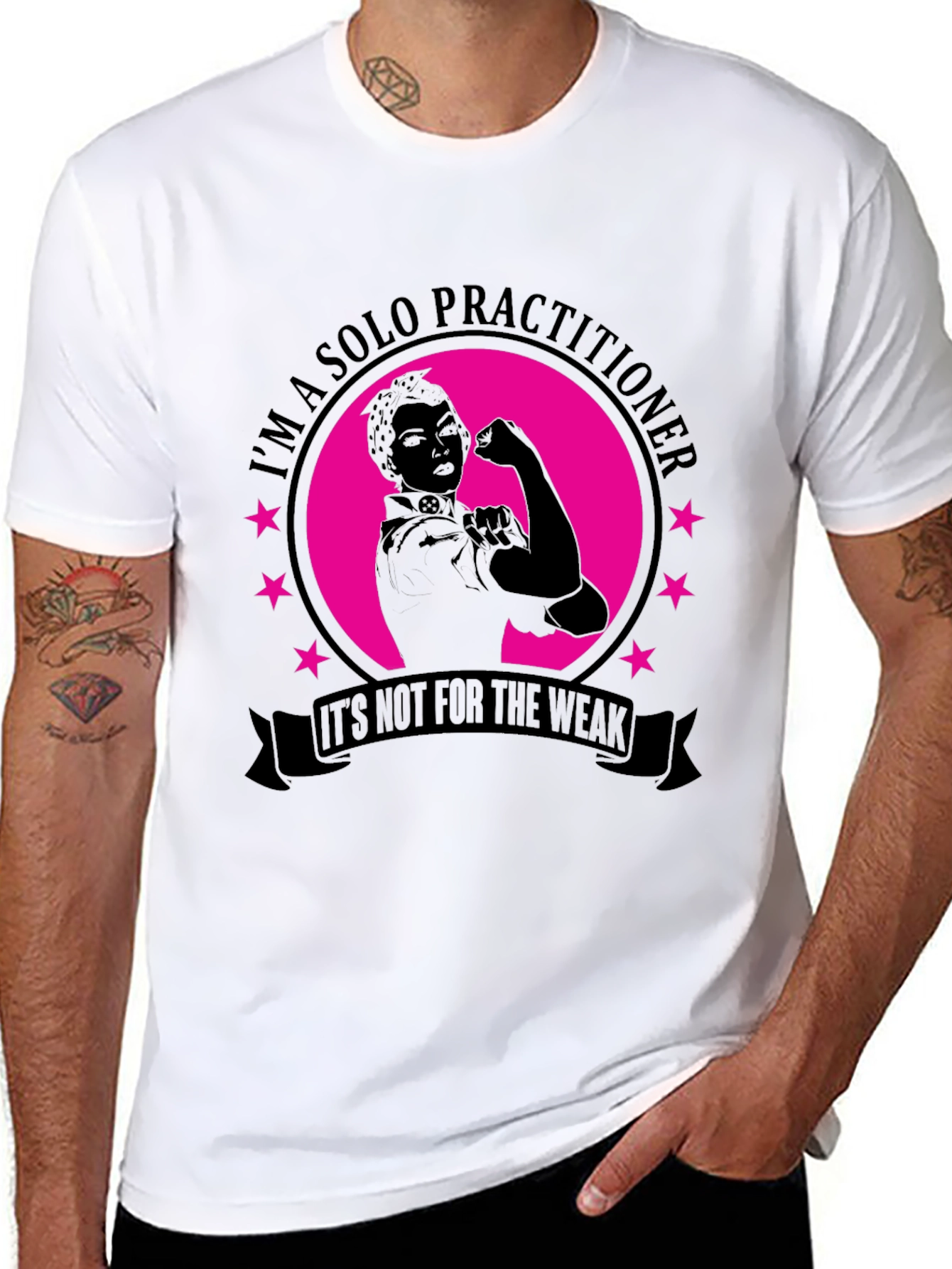 Solo Practitioner Strong Woman Graphic Tee