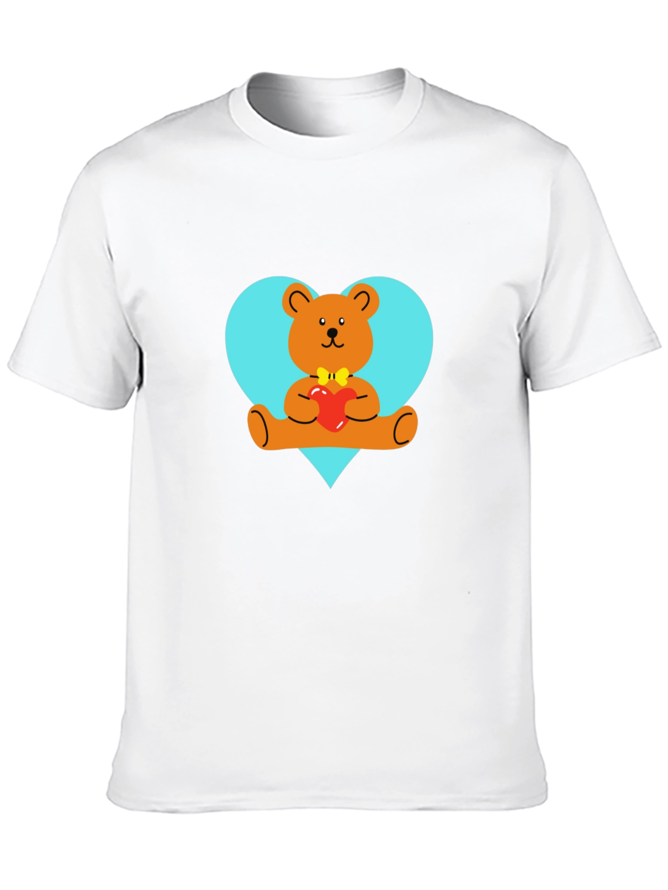 Heart Bear Tee - Cute Graphic T-Shirt