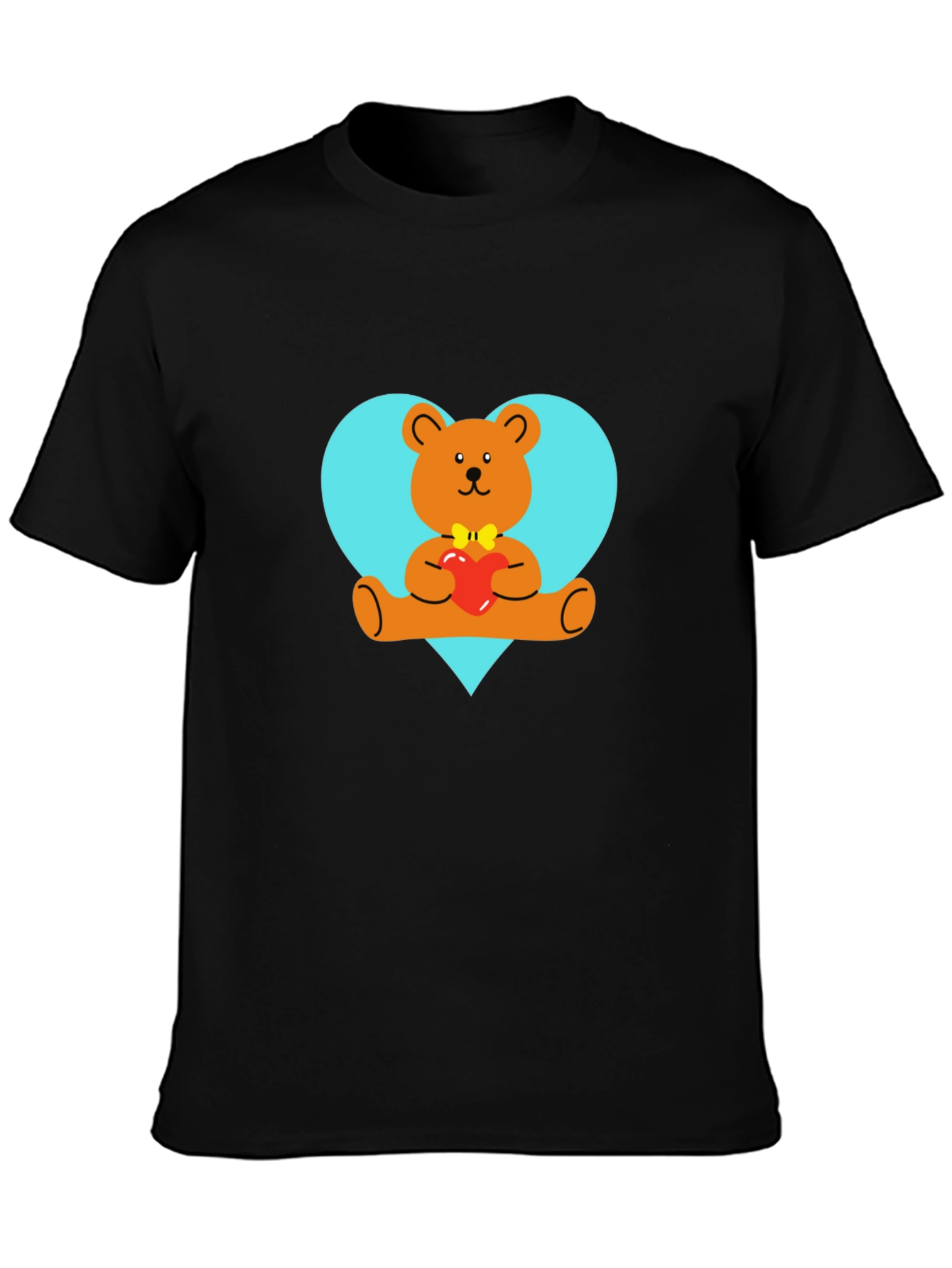 Heart Bear Tee - Cute Graphic T-Shirt