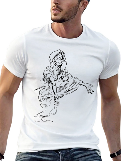 Grim Reaper Graphic Tee - Black