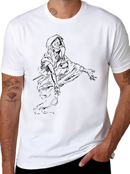 Grim Reaper Graphic Tee - Black