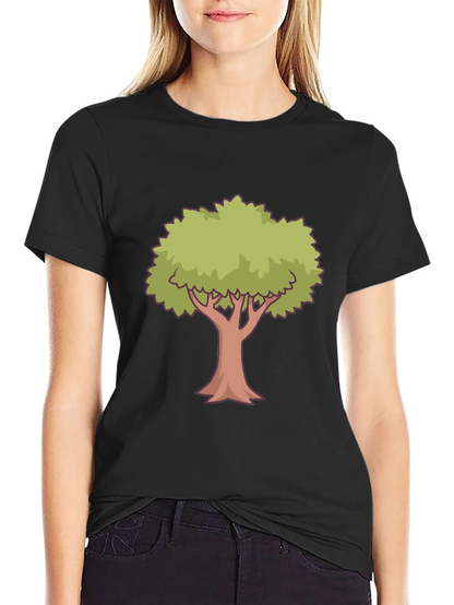 Tree Graphic Black T-Shirt