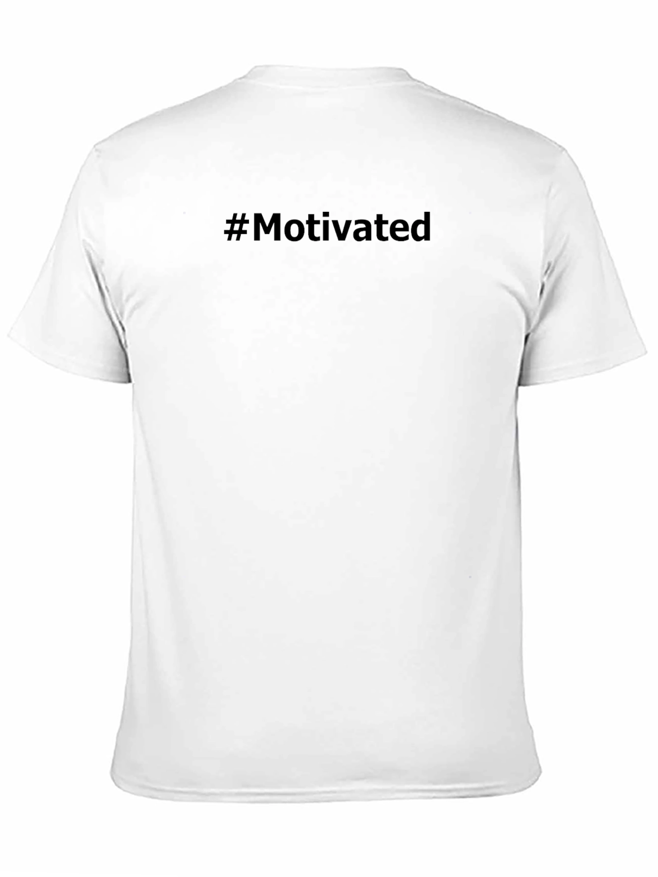 Motivated Black T-Shirt - Trendy Casual Wear