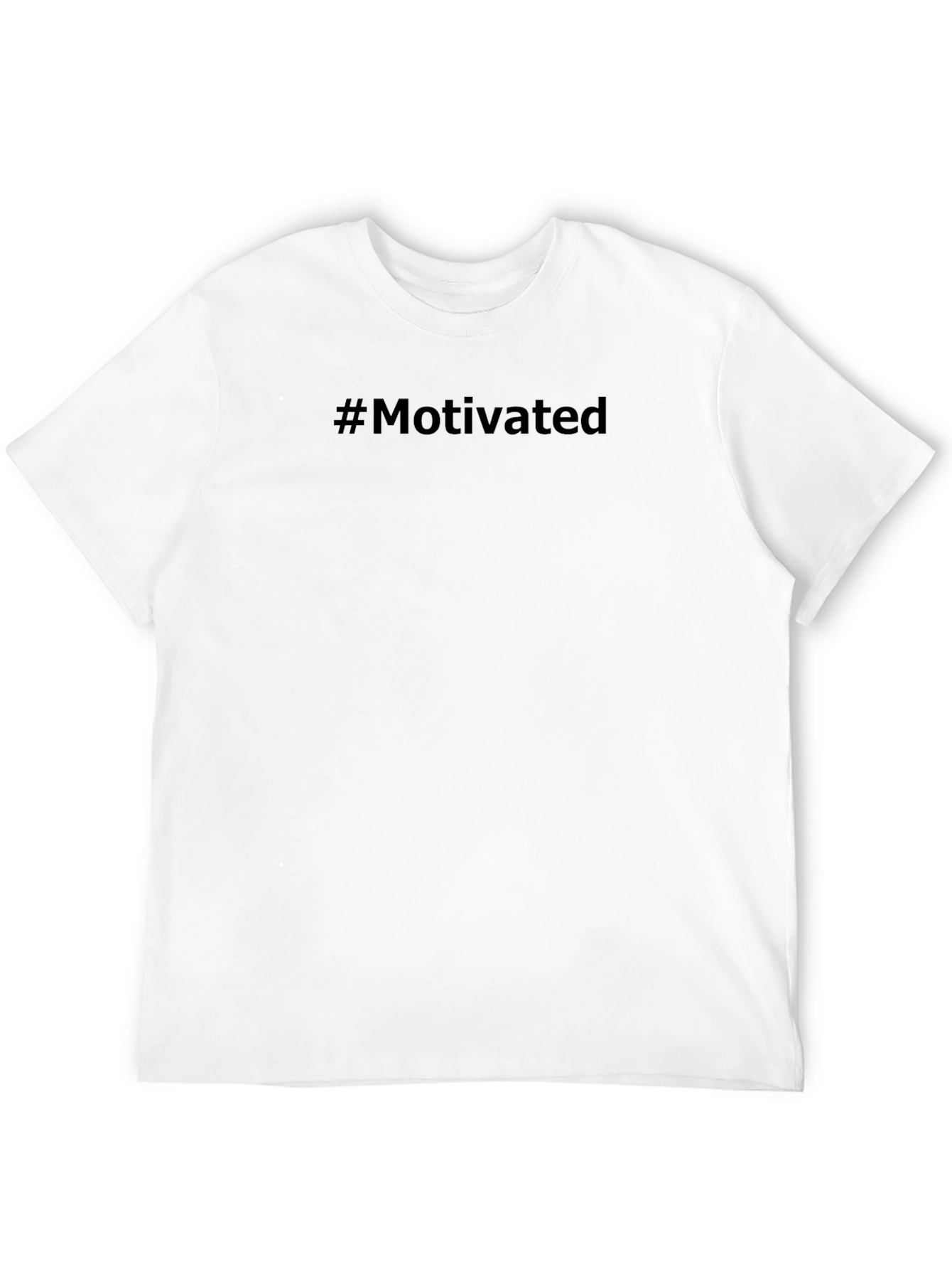 Motivated Black T-Shirt - Trendy Casual Wear