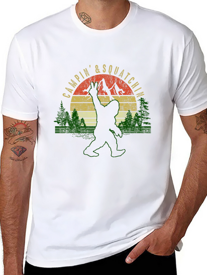 Campin & Squatchin Bigfoot T-Shirt