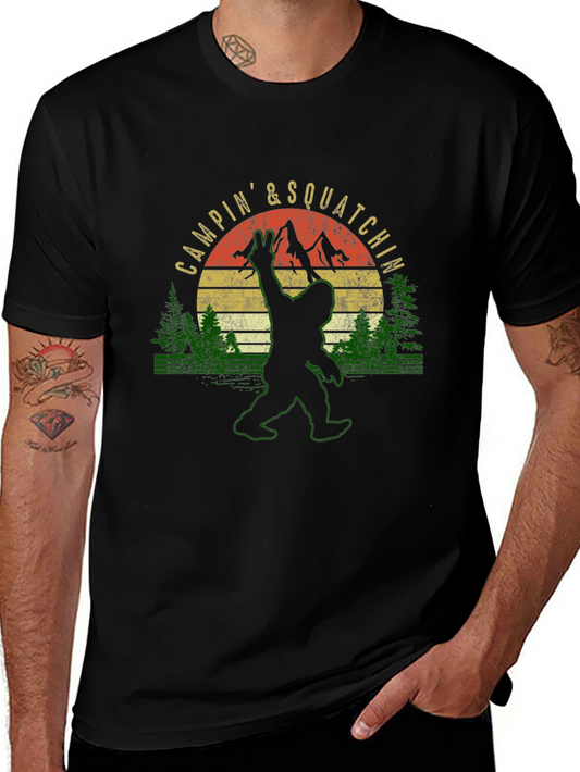 Campin & Squatchin Bigfoot T-Shirt