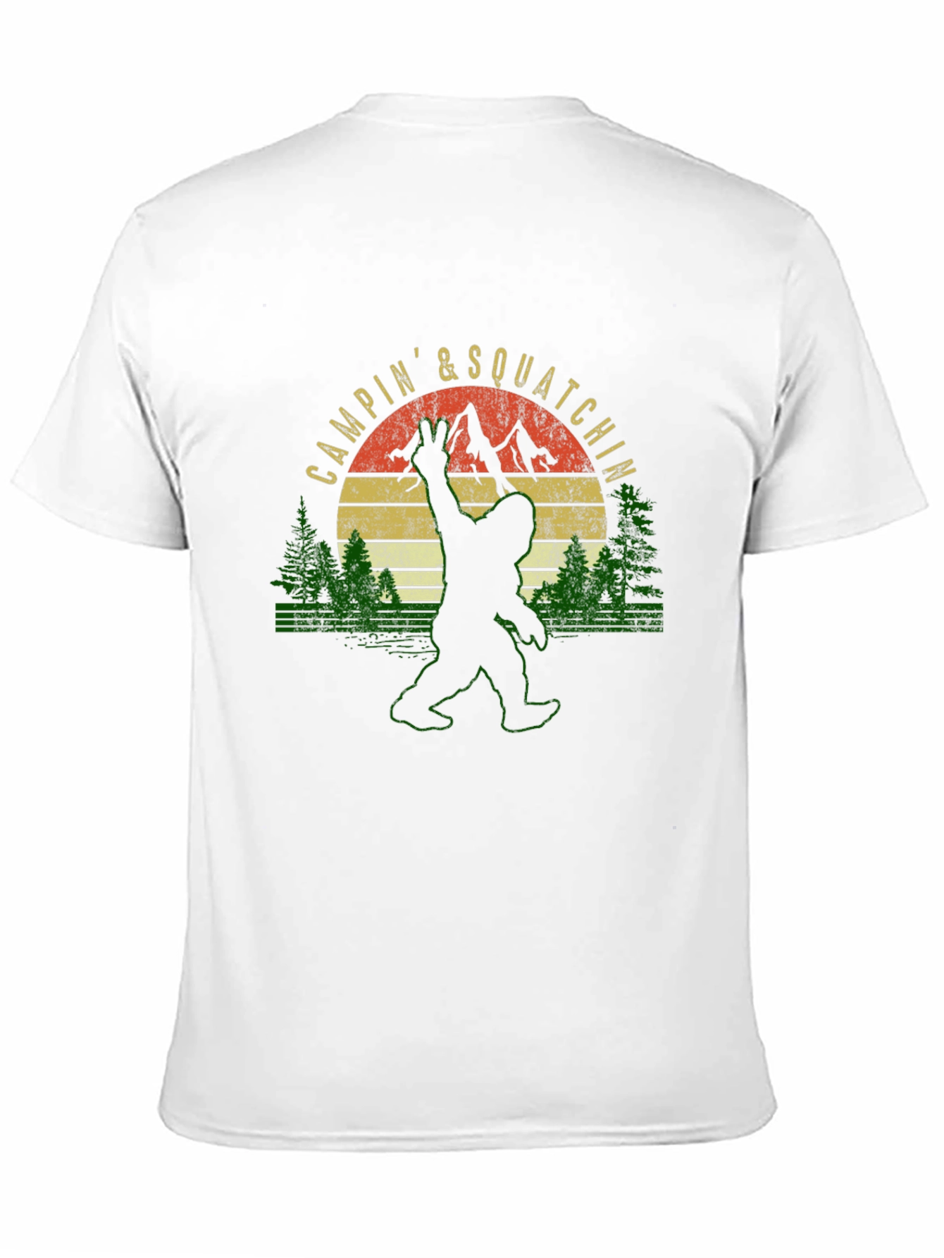 Campin & Squatchin Bigfoot T-Shirt