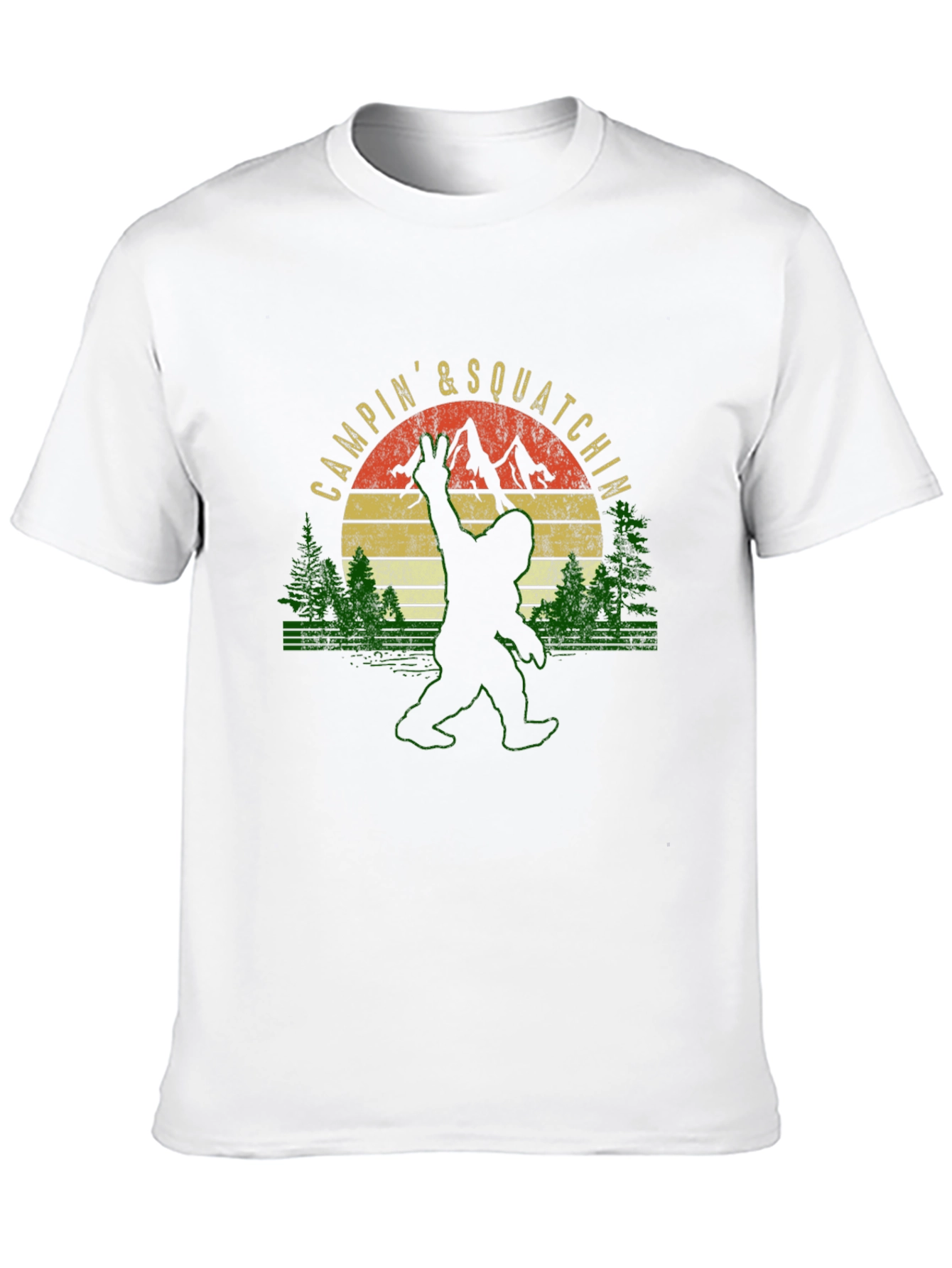 Campin & Squatchin Bigfoot T-Shirt