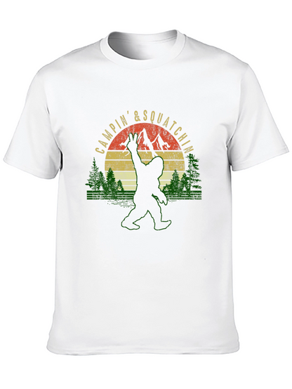 Campin & Squatchin Bigfoot T-Shirt