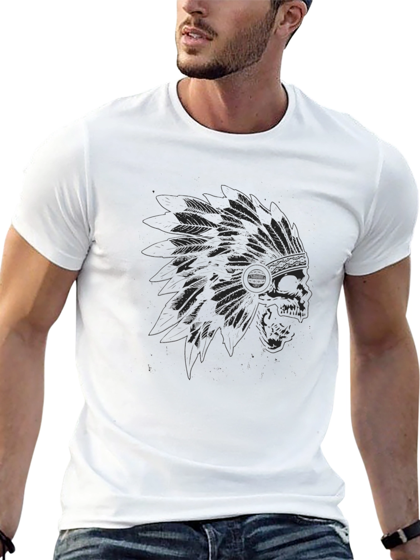 Skull Chief Black T-Shirt